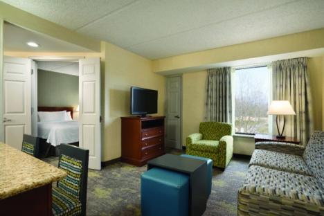 所有套房酒店-独立的卧室和客厅